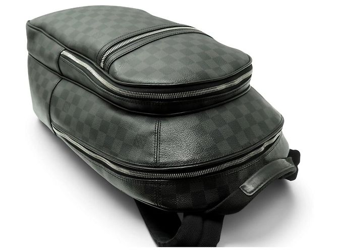 SAC A DOS LOUIS VUITTON MICHAEL DAMIER GRAPHITE GM N45279 BACKPACK BAG - vue 4