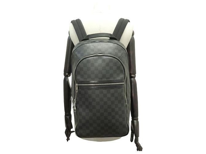 SAC A DOS LOUIS VUITTON MICHAEL DAMIER GRAPHITE GM N45279 BACKPACK BAG - vue 6