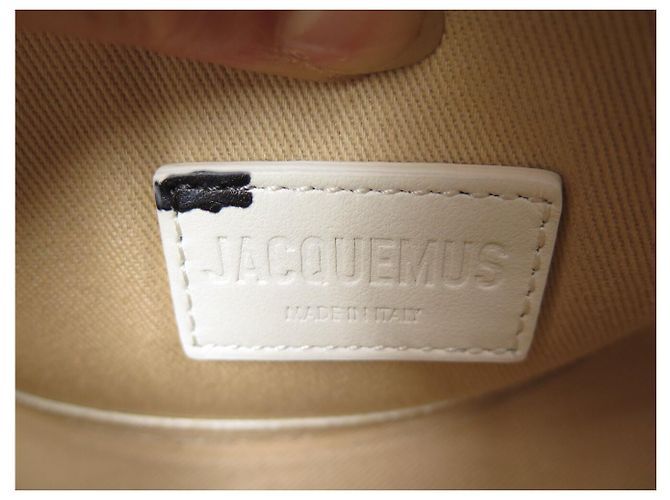 NUOVA BORSA A TRACCOLLA JACQUEMUS LE BOMBA IN PELLE BIANCA - vista 10