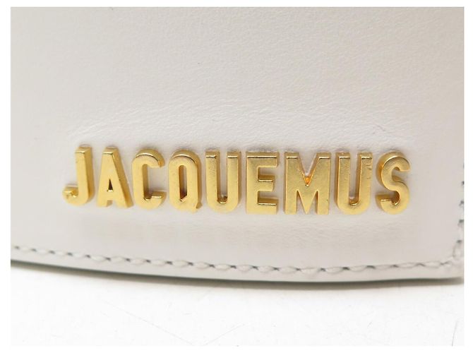 NUOVA BORSA A TRACCOLLA JACQUEMUS LE BOMBA IN PELLE BIANCA - vista 8