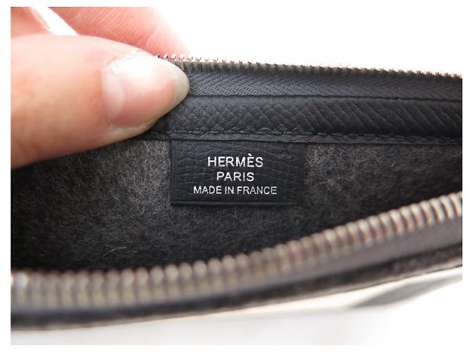 Hermès NUOVA POUCH HERMES TOODOO PM 074805CKAK IN FELTRO E PELLE CLUTCH POUCH - vista 7
