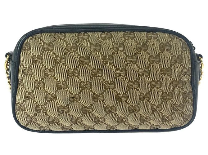 Borsa a tracolla matelassé Gucci GG Marmont 447632 - vista 2