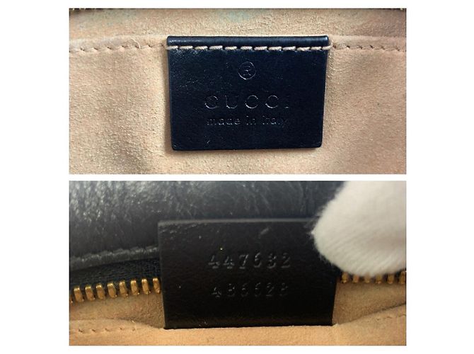 Borsa a tracolla matelassé Gucci GG Marmont 447632 - vista 4