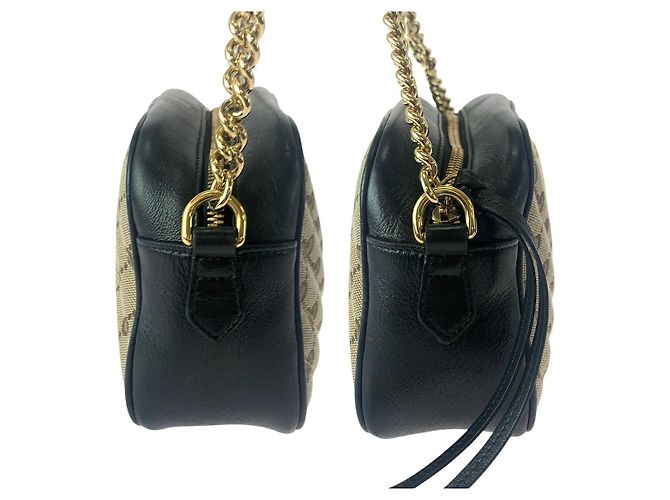 Borsa a tracolla matelassé Gucci GG Marmont 447632 - vista 8