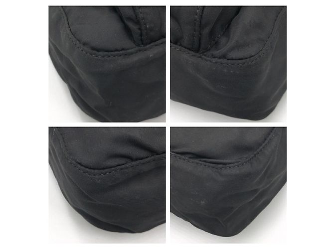 Borsa a tracolla Prada Tessuto con logo triangolare - vista 4