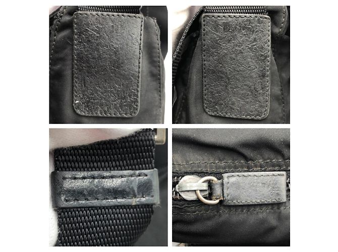 Borsa a tracolla Prada Tessuto con logo triangolare - vista 5