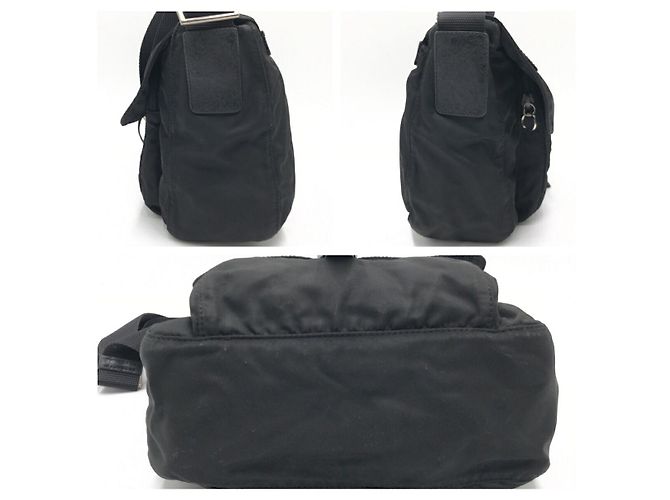 Borsa a tracolla Prada Tessuto con logo triangolare - vista 9