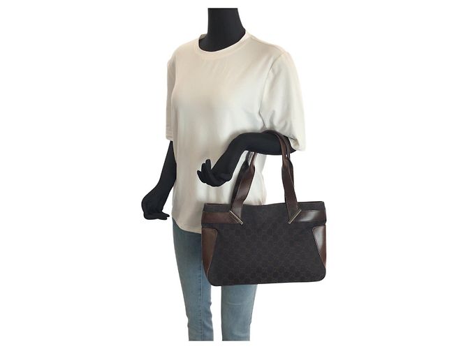 Borsa Tote Gucci GG Canvas - vista 7