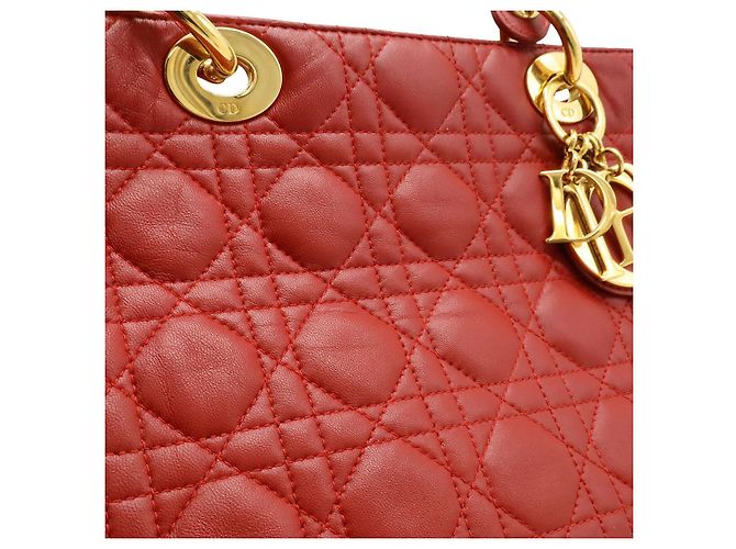 Borsa Dior Lady Dior Cannage - vista 8