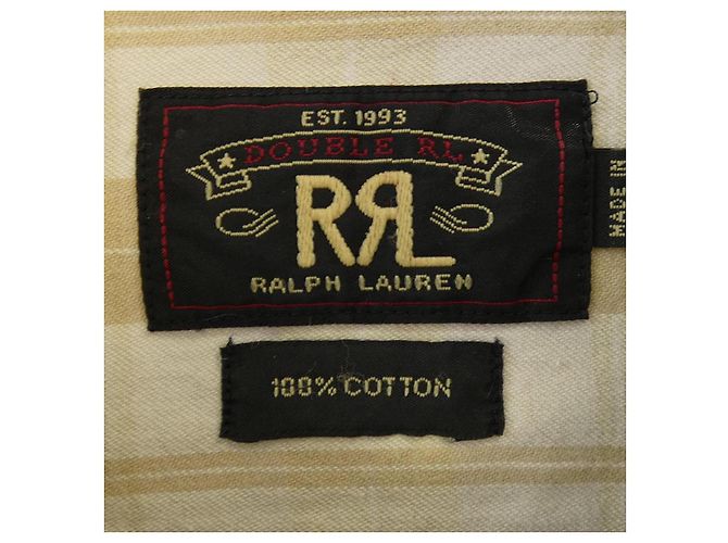 Ralph Lauren Double RL kariertes Baumwollhemd - Ansicht 4