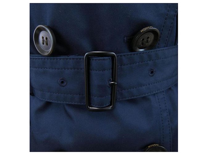 Trench Coach Blu Navy - vista 7