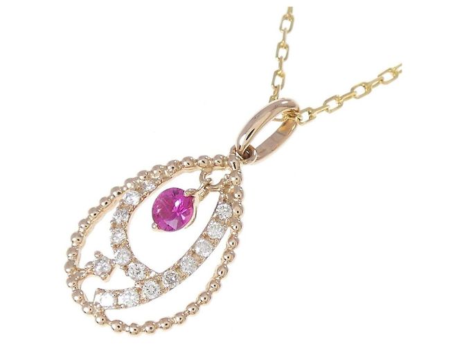 Autre Marque Collana Au750 Rubini e Diamanti - vista 3