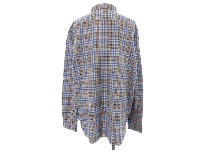 Camisa Hugo Boss Boss Cotton Shirt Gris Azul - vista 2