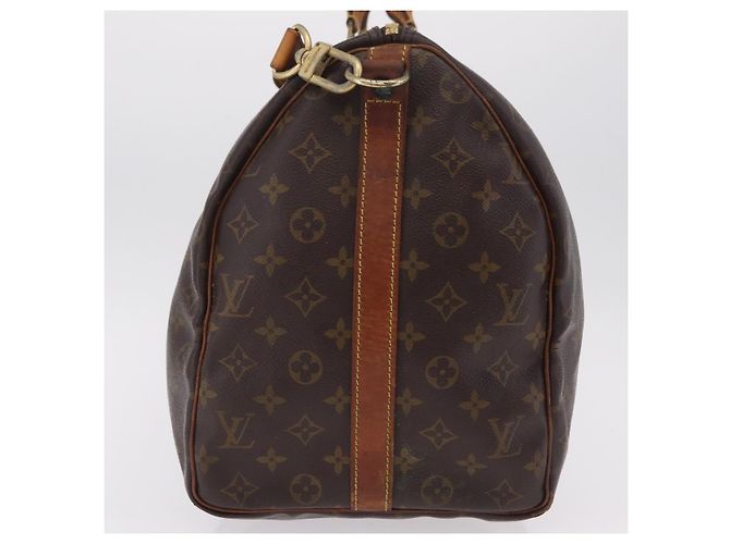 LOUIS VUITTON Monogram Keepall Bandouliere 50 Boston Bag M41416 LV - vista 4