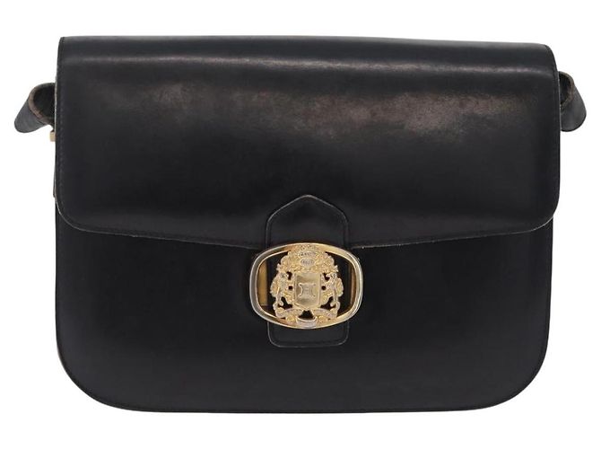 Céline CELINE Shoulder Bag Leather Black Gold - vista 13