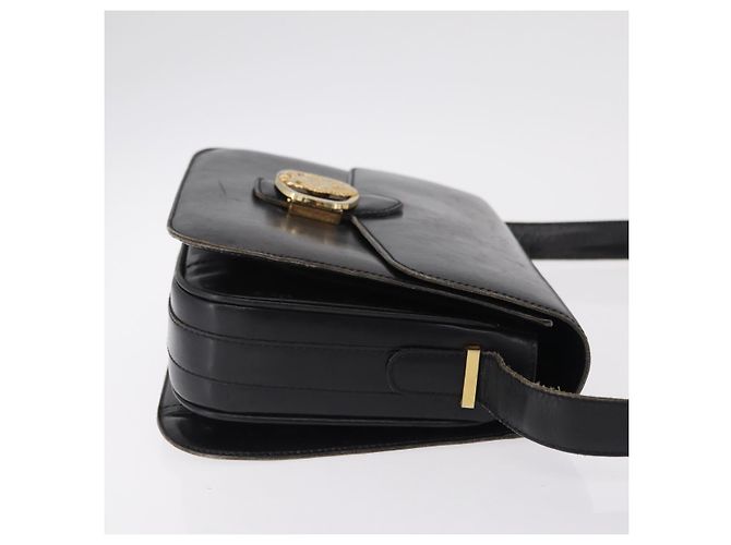 Céline CELINE Shoulder Bag Leather Black Gold - vista 3