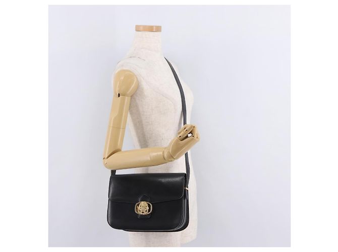 Céline CELINE Shoulder Bag Leather Black Gold - vista 30