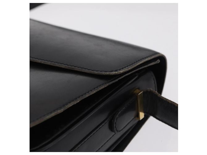 Céline CELINE Shoulder Bag Leather Black Gold - vista 4
