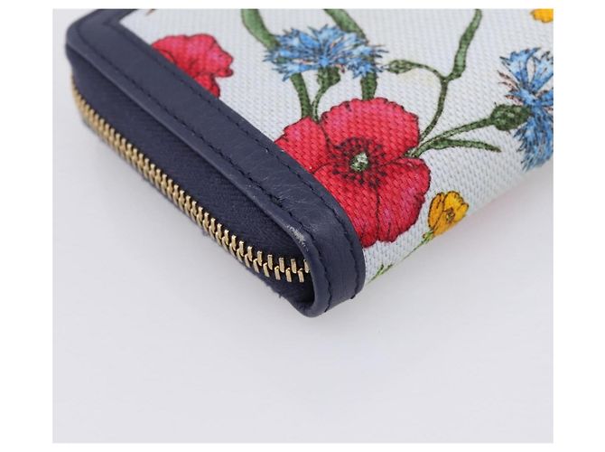 GUCCI Japan's 50th Anniversary Flower Pattern Wallet Canvas 356708 - vista 11