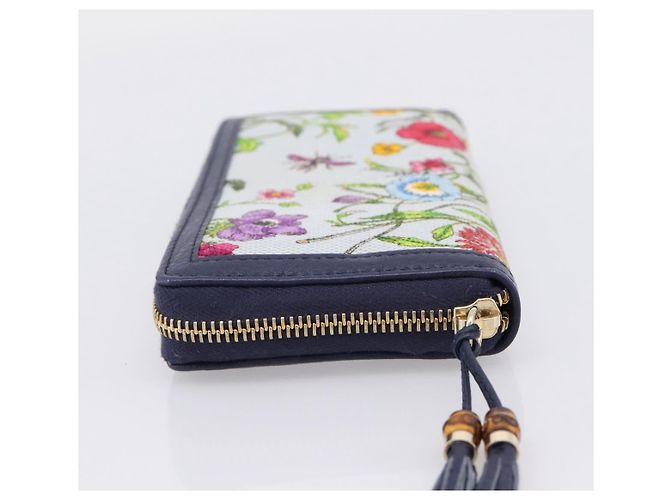GUCCI Japan's 50th Anniversary Flower Pattern Wallet Canvas 356708 - vista 4