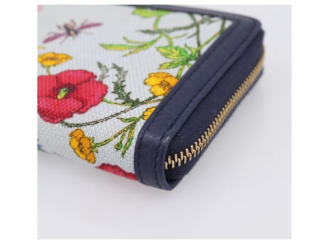 GUCCI Japan's 50th Anniversary Flower Pattern Wallet Canvas 356708 - vista 8