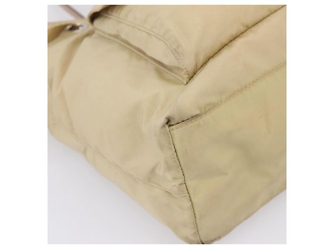 PRADA Tote Bag Nylon Beige Silver - vista 15