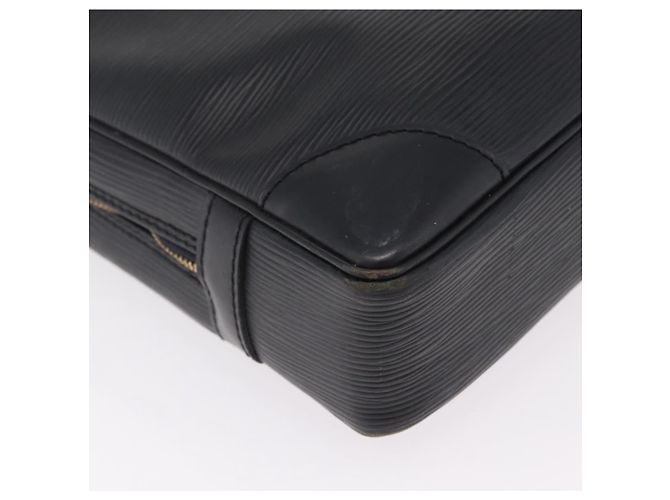 LOUIS VUITTON Epi Porte Documents Voyage Bag Black M40321 LV - vista 15