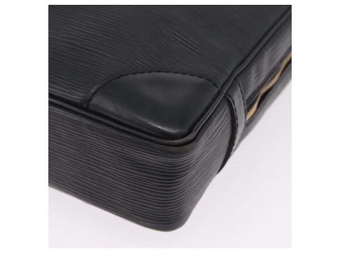 LOUIS VUITTON Epi Porte Documents Voyage Bag Black M40321 LV - vista 16