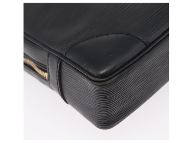 LOUIS VUITTON Epi Porte Documents Voyage Bag Black M40321 LV - vista 17