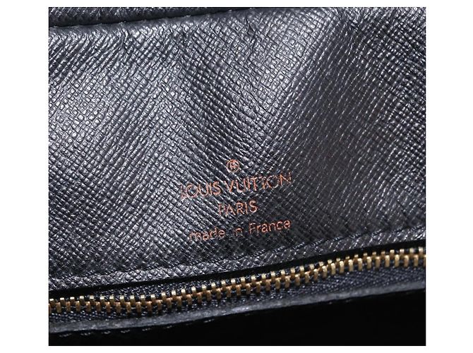 LOUIS VUITTON Epi Porte Documents Voyage Bag Black M40321 LV - vista 20