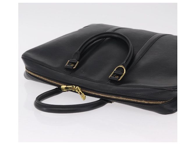 LOUIS VUITTON Epi Porte Documents Voyage Bag Black M40321 LV - vista 7
