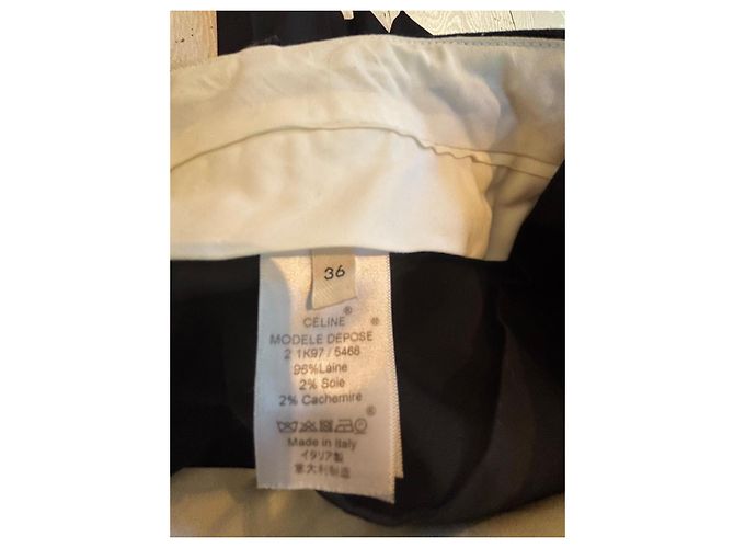 Céline Celine Pantalones Lana Seda Cachemira Phoebe Philo - vista 6