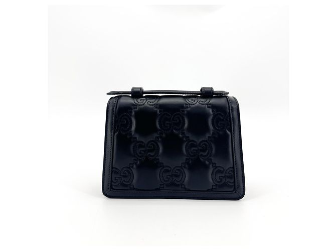 Gucci Padlock GG Embossed Leather Mini - vista 2