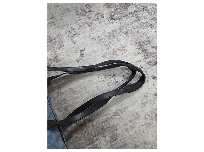 Bolsa Prada Nylon Acolchoado Azul Celeste - vista 10