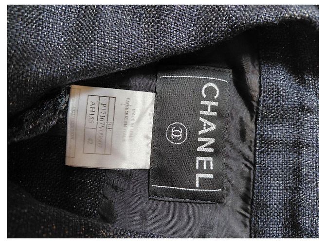 Chanel Jeans-Weste mit Spitzendetails - Ansicht 5