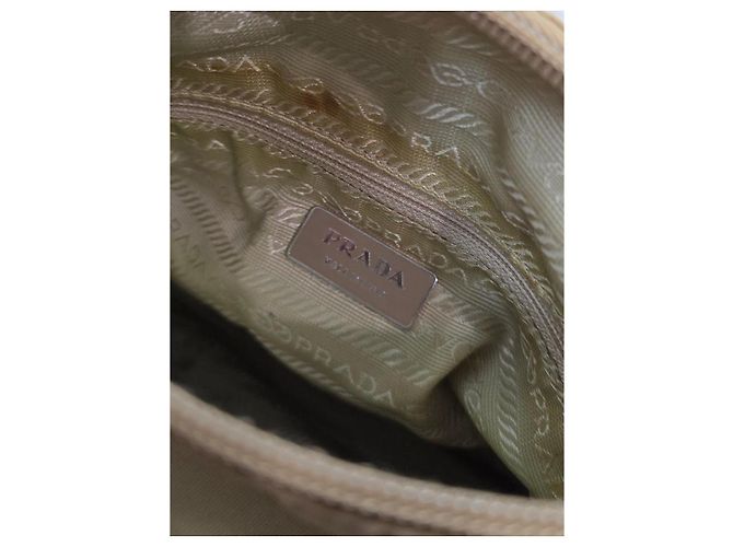 Splendida borsa a tracolla Prada beige - vista 9