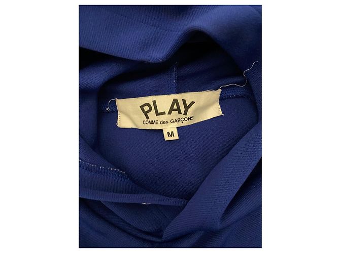 Comme Des Garcons Sudadera azul con corazón rojo - vista 5