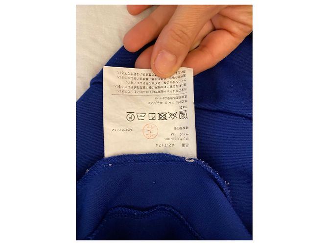 Comme Des Garcons Sudadera azul con corazón rojo - vista 7