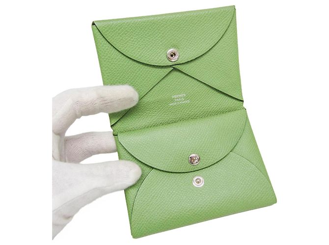 Hermès Hermes Calvi Duo Card Holder Epsom - view 3
