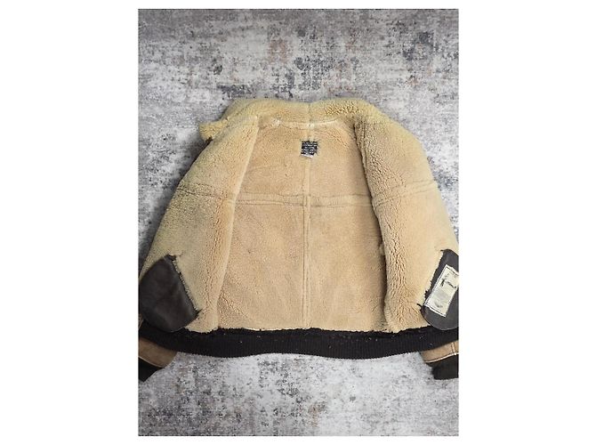 Autre Marque Avirex B-6 Shearling Fliegerjacke - Ansicht 6