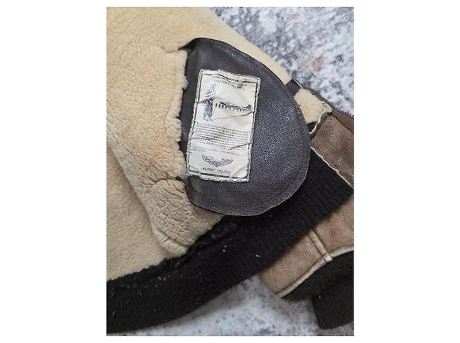 Autre Marque Avirex B-6 Shearling Fliegerjacke - Ansicht 7