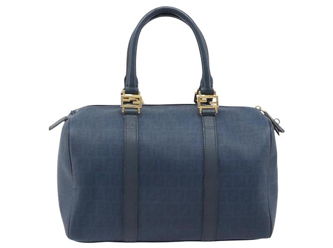 Fendi Boston Zucchino Coated Canvas Medium - vista 2