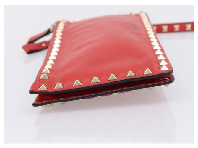 Valentino Garavani Rockstud Clutch Leather Large - vista 3