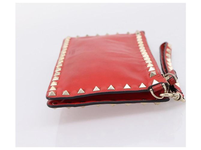 Valentino Garavani Rockstud Clutch Leather Large - vista 4
