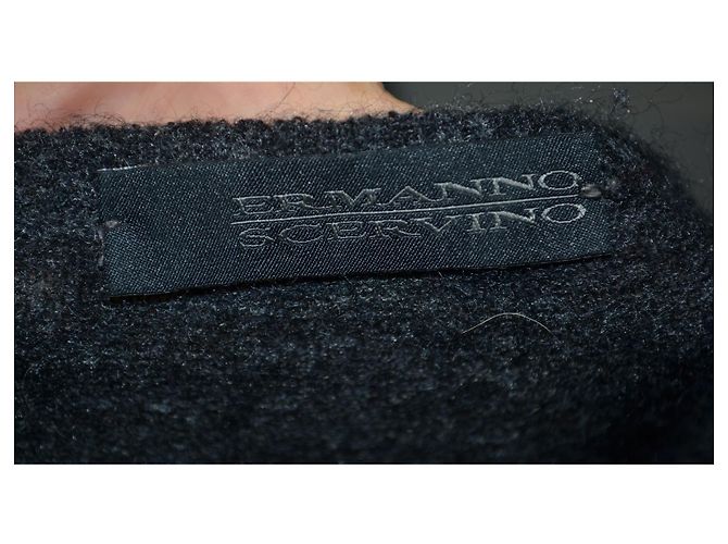 Ermanno Scervino Grauer Merinowolle Cardigan - Ansicht 5