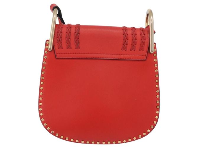 Chloé Chloe Hudson Whipstitch Leather Small - vista 2