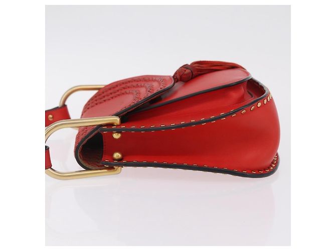 Chloé Chloe Hudson Whipstitch Leather Small - vista 4