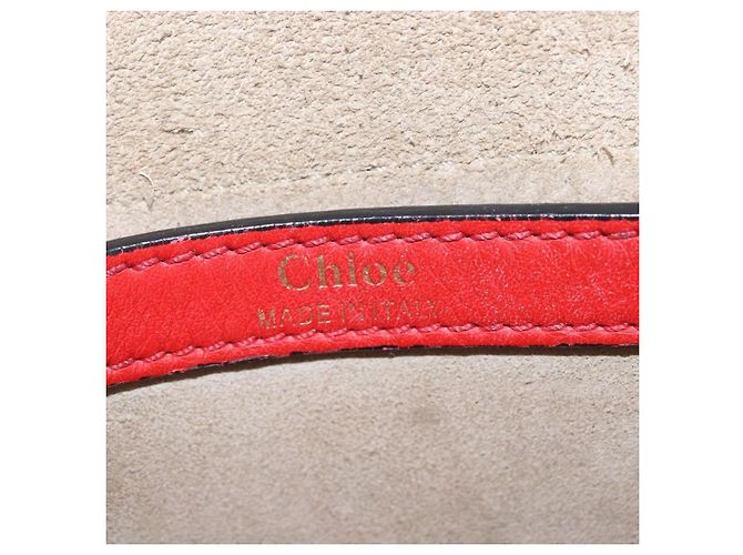 Chloé Chloe Hudson Whipstitch Leather Small - vista 6
