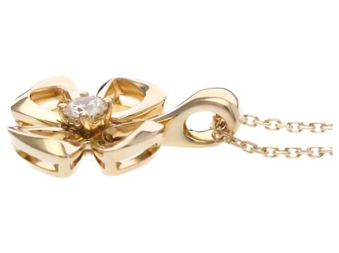 Bulgari Pendente Bvlgari Fiorever in oro rosa 18K con rubino e diamanti - vista 5