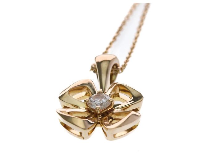 Bulgari Pendente Bvlgari Fiorever in oro rosa 18K con rubino e diamanti - vista 6